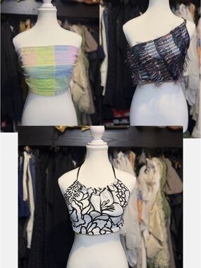 3 Strapless Tube Tops